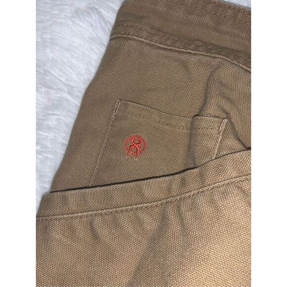 Jesse James Shorts Mens Size 40 Workwear Duck Canvas Utility Flat Front - Picture 5 of 16